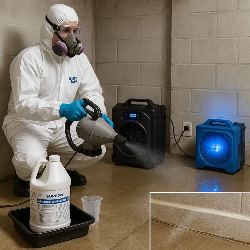 Sanitization and Odor Removal process in Back Mountain, PA
