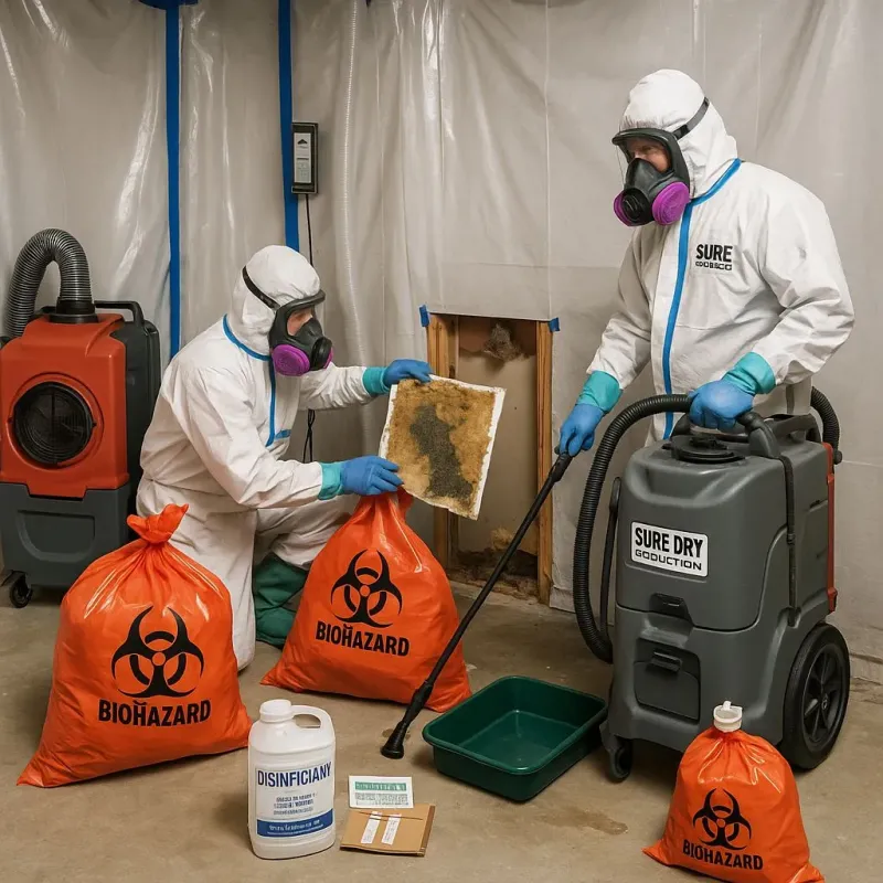 Contaminated Water Handling Protocols process in Back Mountain, PA